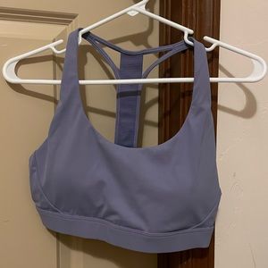 Athleta periwinkle sports bra; medium in periwinkle